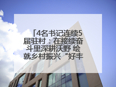 4名书记连续5届驻村：在接续奋斗里深耕沃野 绘就乡村振兴“好丰景”——浦发银行南京分行助力脱贫攻坚、帮促乡村振兴记事（二）